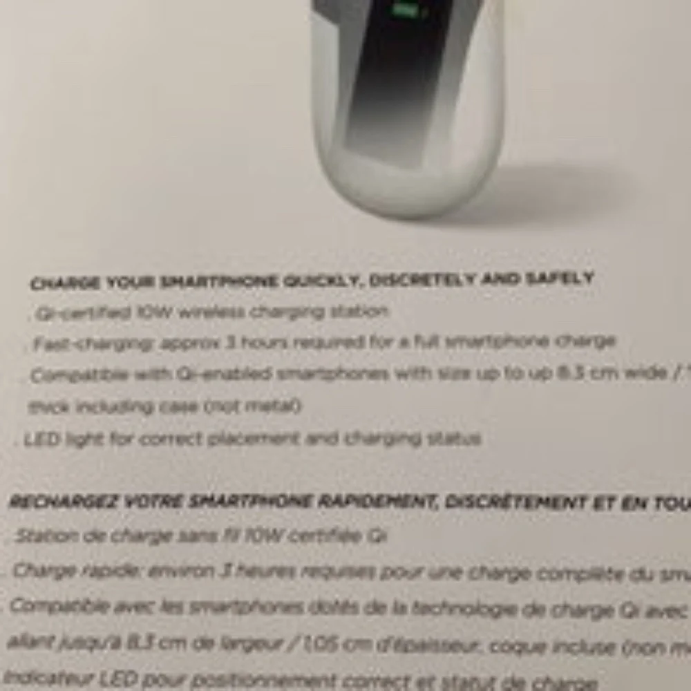 🔥HOT PRICE🔥Lexon NIB Oblio Wireless Charger & Sanitizer